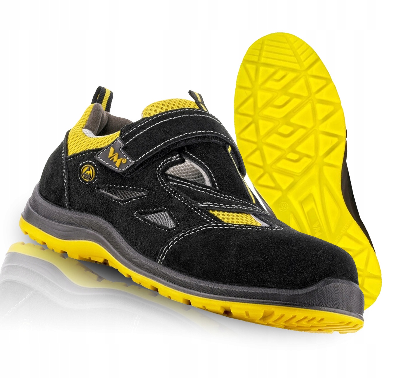 Pracovná obuv sandále VM Footwear 2145-S1P ESD VM MICHIGAN veľkosť 44